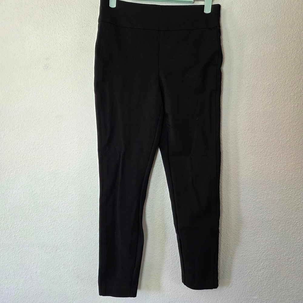 Express Columnist High Rise Pull On Dress Pants Black Women's Small S NWT